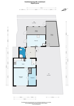 Floorplan - Kudelstaartseweg 205, 1433 GE Kudelstaart